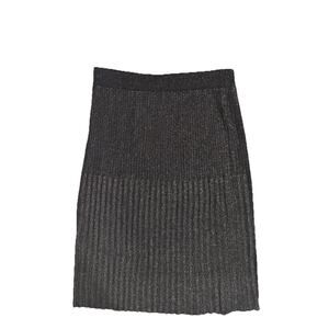 Tahari Ladies Skirt Black & Gold Luxe W/wide Waist Band MSRP$88